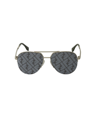 Fendi FF0036 003 New Aviator Shape Plata Espejo
