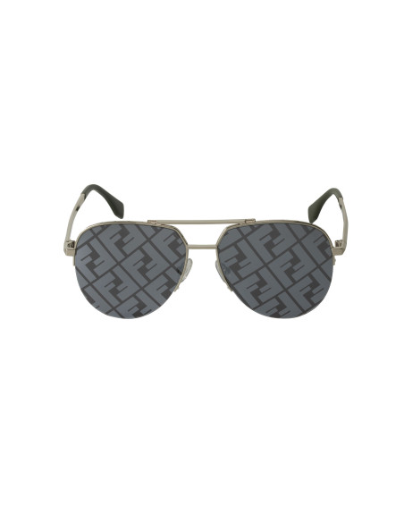 Fendi FF0036 003 New Aviator Shape Plata Espejo