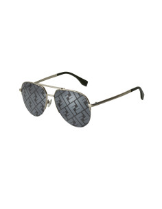 Fendi FF0036 003 New Aviator Shape Plata Espejo