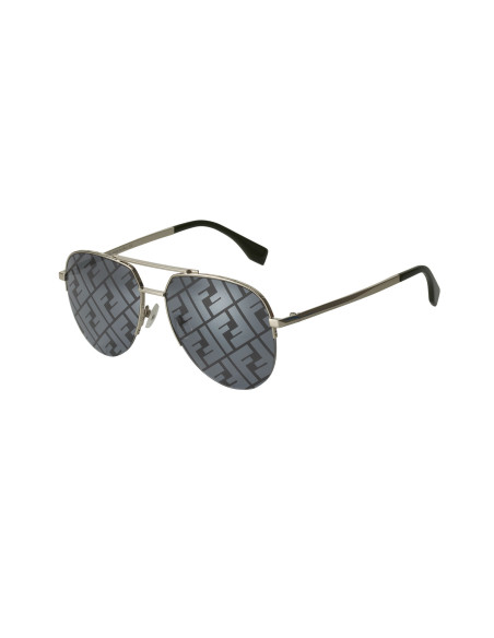Fendi FF0036 003 New Aviator Shape Plata Espejo