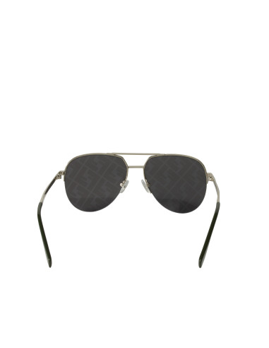 Fendi FF0036 003 New Aviator Shape Plata Espejo