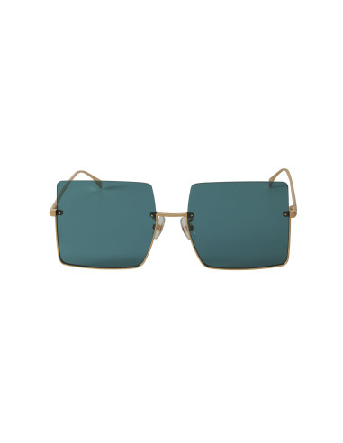 Fendi FF0401/S 000 Square Shape Gold Green Original