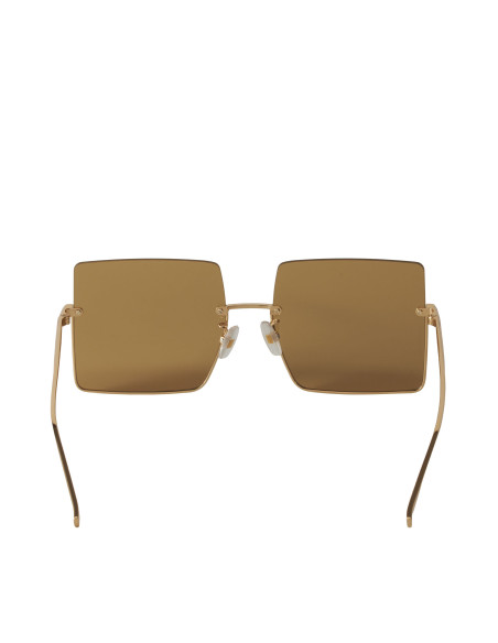 Fendi FF0401/S 001 Square Shape Gold Yellow Original