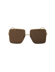 Fendi FF0422 DDB/3J Square Shape Cafe Espejo Dorado 2