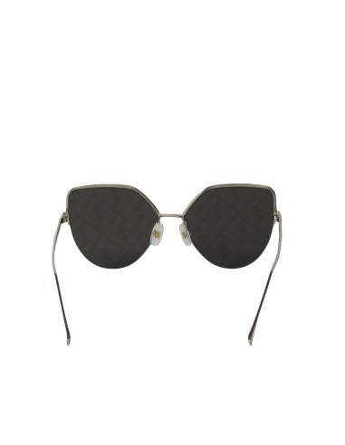 Fendi FF0423 DDB/A Eye Cat Shape Gris Espejo Plata