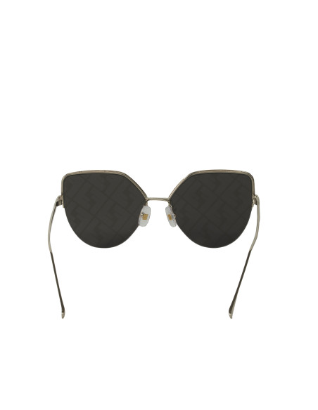 Fendi FF0423 DDB/A Eye Cat Shape Gris Espejo Plata