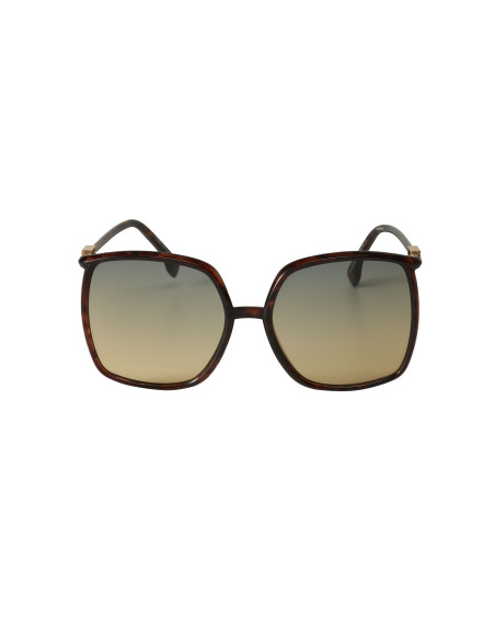 Fendi FF0431/G/S 086/GA Square Shape Cafe Degradado Carey