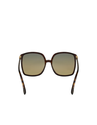 Fendi FF0431/G/S 086/GA Square Shape Cafe Degradado Carey