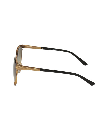 Versace Ve2168 1339/13 Round Metal Dorado Cafe degradado