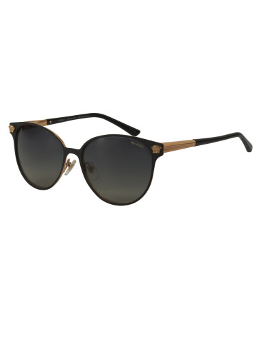 Versace Ve2168 1377/T3 Round Metal Dorado Negro Degradado | Sunnies.uno