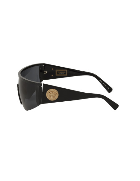 Versace VE2197 126187 Square Shape Negro Dorado Clasico