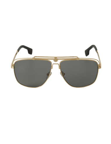 Versace VE2242 12526G New Aviator Grey Mirror Gold