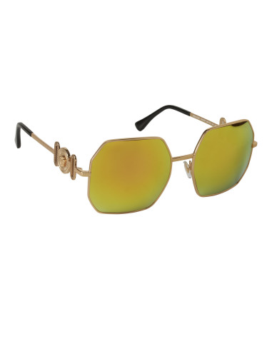 Versace VE2248 10027P Square Shape Gold Polarized