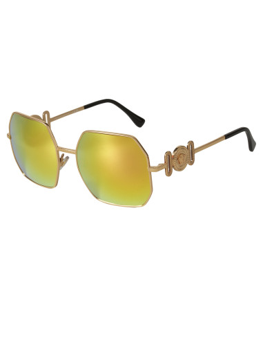 Versace VE2248 10027P Square Shape Gold Polarized