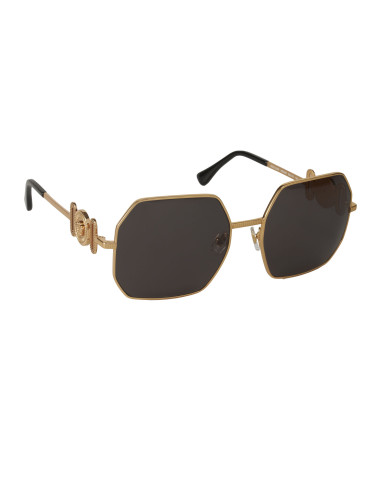 Versace VE2248 100287 Square Shape Gold Black