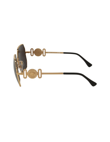 Versace VE2248 100287 Square Shape Gold Black