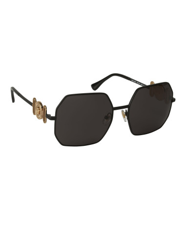 Versace VE2248 126187 Square Shape Matte Black Grey
