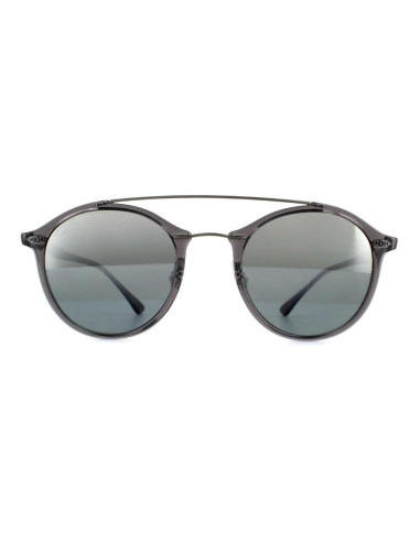 Ray Ban Rb4266 620088 Round Double Bridge Lightray Plateado | Sunni...