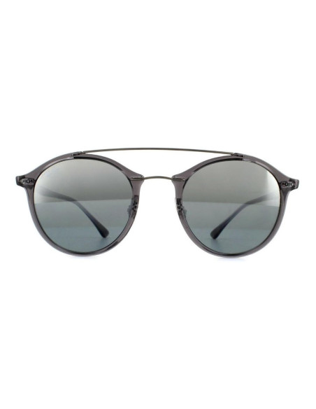 Ray Ban Rb4266 620088 Round Double Bridge Lightray Plateado | Sunni...