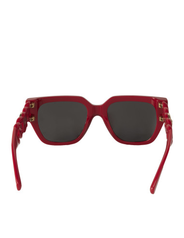 Versace VE4409 506587 Square Shape Dark Grey Red