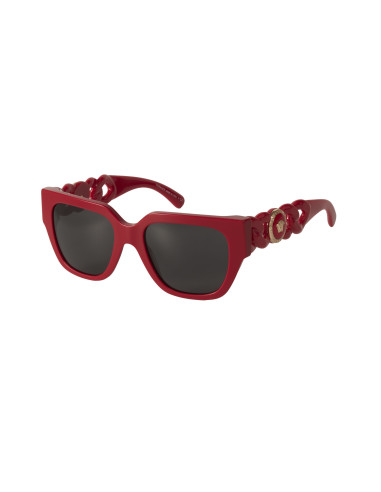 Versace VE4409 506587 Square Shape Dark Grey Red