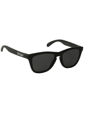Oakley Oo9013 F755 Frogskins Matte Black Prizm Black Polarized | Sunnies.uno