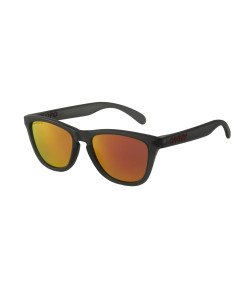 Oakley OO9013 F855 Frogskins Matte Grey Prizm Ruby Polarized