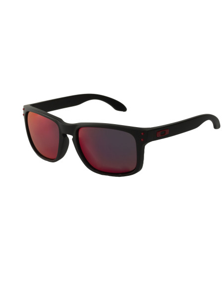 Oakley Oo9102 36 Holbrook Matte Black Positive Red Iridium