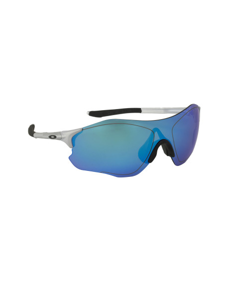 Oakley OO9308 04 EVZero Path Matte Silver Sapphire Iridium | Sunnie...