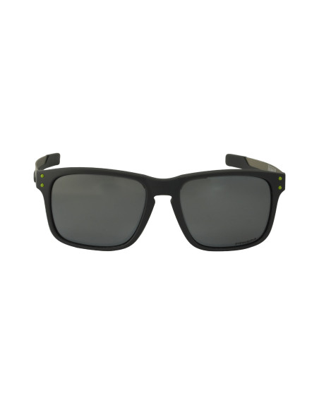 Oakley Holbrook Mix Oo9385 0557 Steel Prizm Black Verde Plat | Sunn...