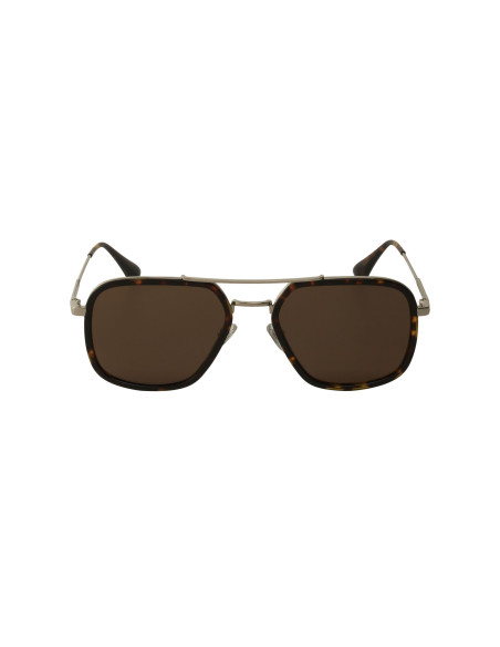 Prada SPR 57XS 01A-8C1 Aviator Square Coffe Tortoise