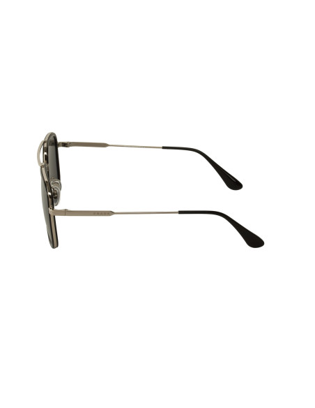 Prada SPR 57XS M4Y-5S0 Aviator Square Black Silver