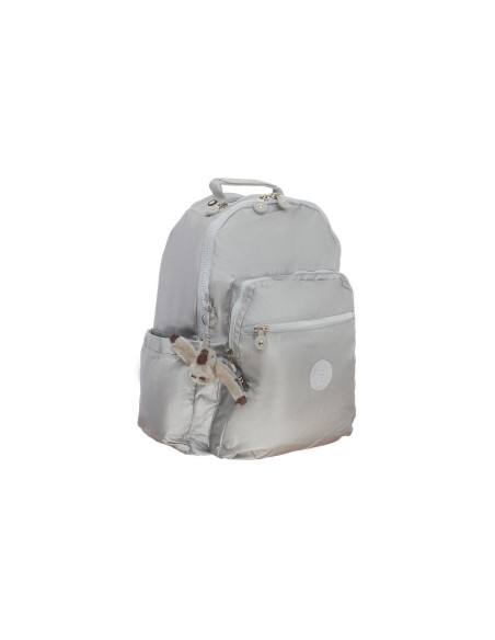 Kipling Seoul UP Laptop Backpack Kl3040 Bright Silver