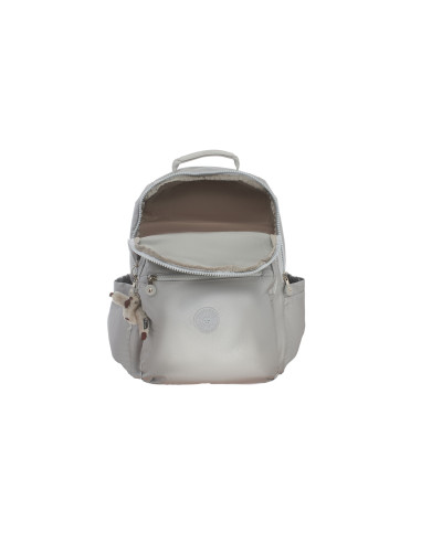 Kipling Seoul UP Laptop Backpack Kl3040 Bright Silver