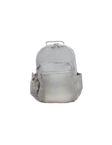 Kipling Seoul UP Laptop Backpack Kl3040 Bright Silver