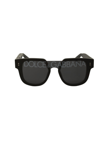Dolce & Gabbana DG4356 501/M Square Shape Negro Plata