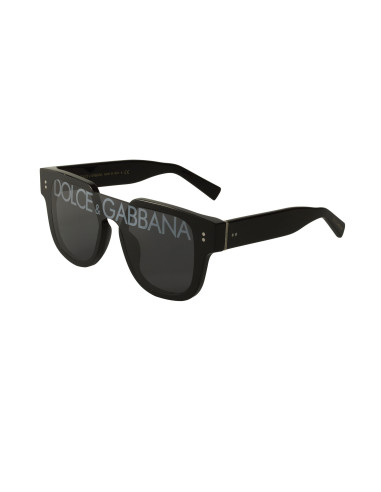 Dolce & Gabbana DG4356 501/M Square Shape Negro Plata