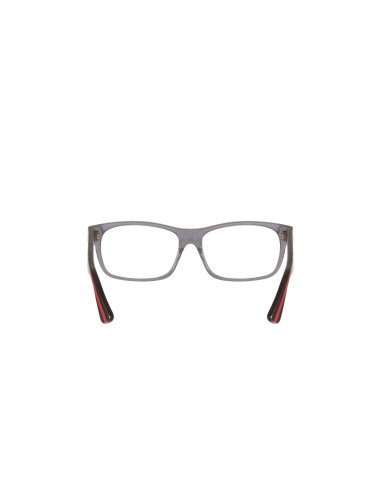 Gucci Gg0006O 008 Oftalmico Square Shape Gris transparente