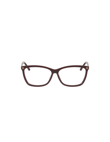 Gucci Gg0025o 007 Oftalmico Square Vino Dorado Original