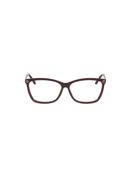 Gucci Gg0025o 007 Oftalmico Square Vino Dorado Original