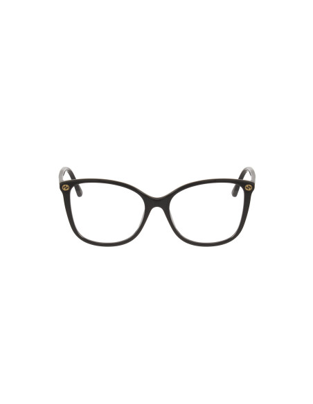 Gucci Gg0026O 001 Square Oftalmico Negro Dorado Original