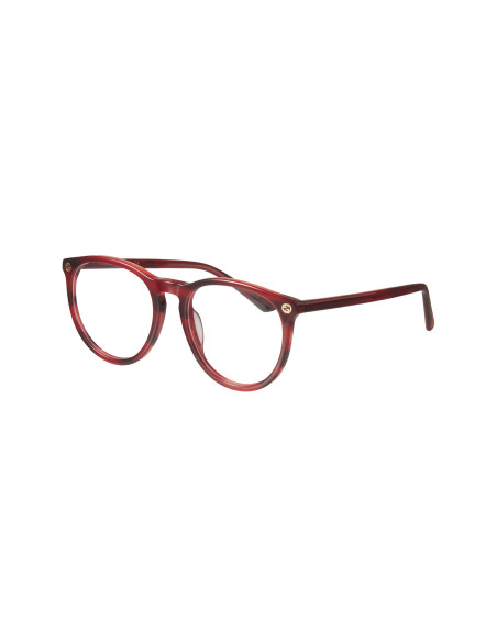 Gucci Gg0027O 004 Oftalmico Round Acetato Vino Claro | Sunnies.uno
