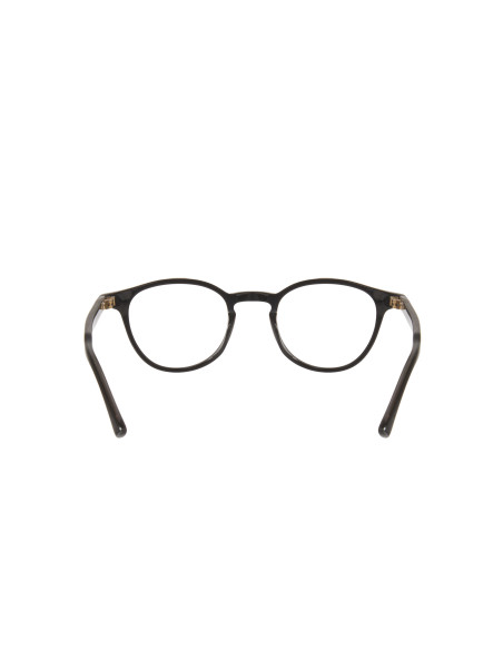 Gucci GG0187O 001 Round Shape Oftalmico Negro Plateado