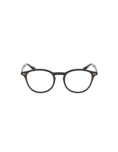 Gucci GG0187O 009 Round Shape Oftalmico Negro Dorado
