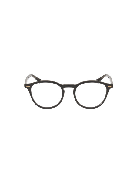 Gucci GG0187O 009 Round Shape Oftalmico Negro Dorado