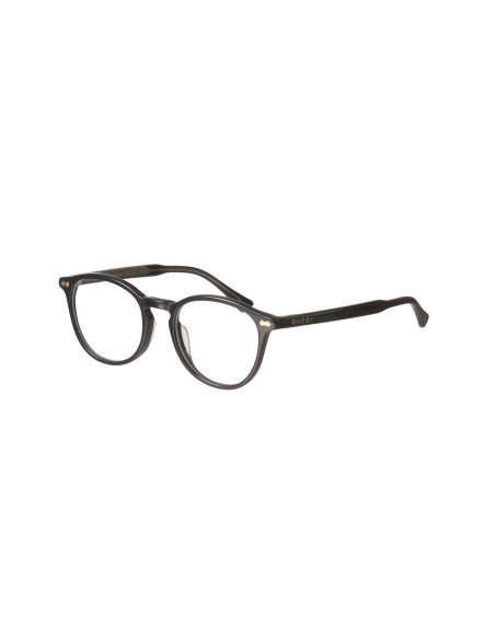 Gucci GG0187O 009 Round Shape Oftalmico Negro Dorado
