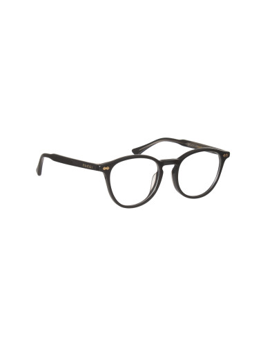 Gucci GG0187O 009 Round Shape Oftalmico Negro Dorado