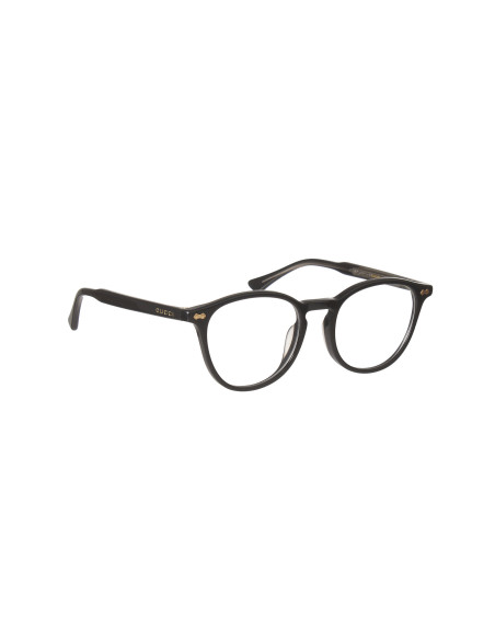 Gucci GG0187O 009 Round Shape Oftalmico Negro Dorado