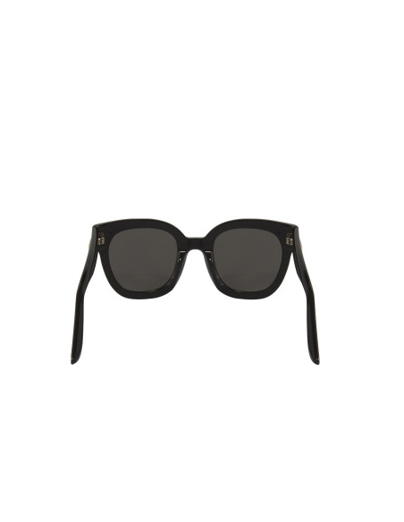 Gucci Gg0208s 002 Square Oversized Negro Plata Espejo | ...