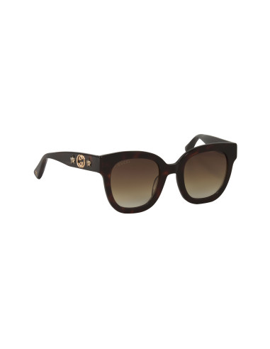 Gucci GG0208S 003 Square Oversized Carey Cafe Degradado | Sunnies.uno